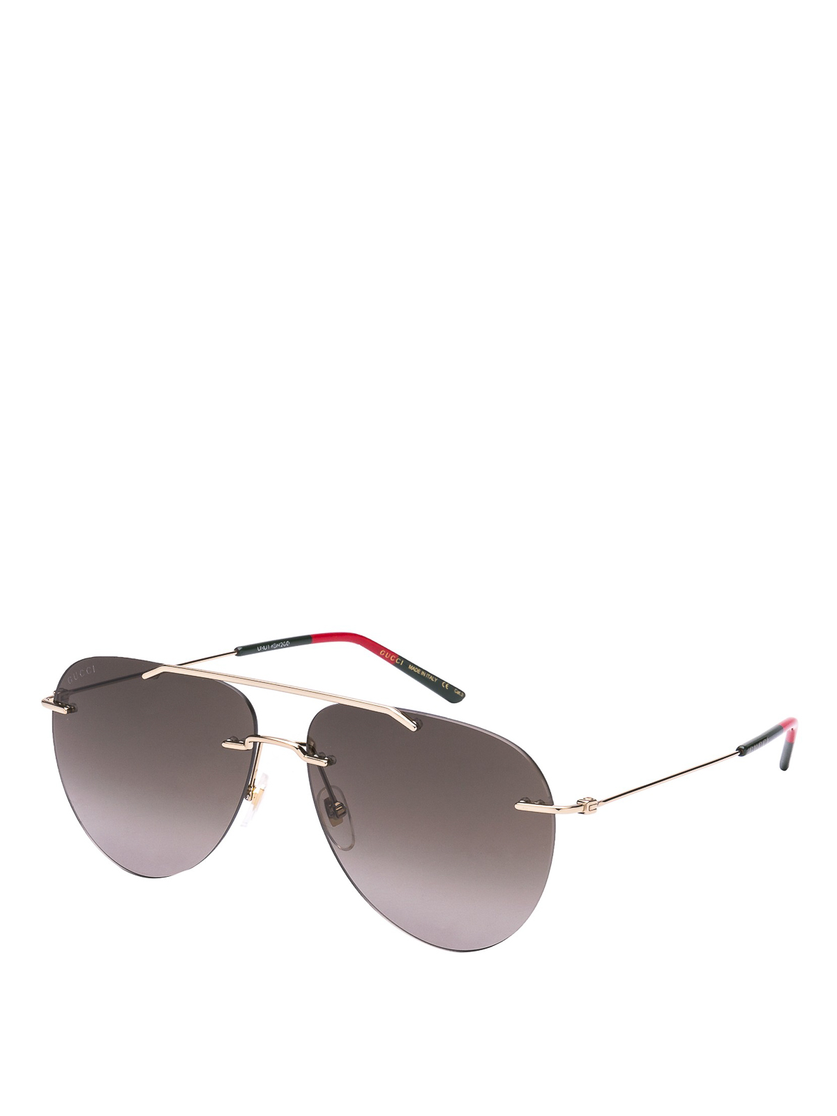 Gucci - Frameless aviator sunglasses 