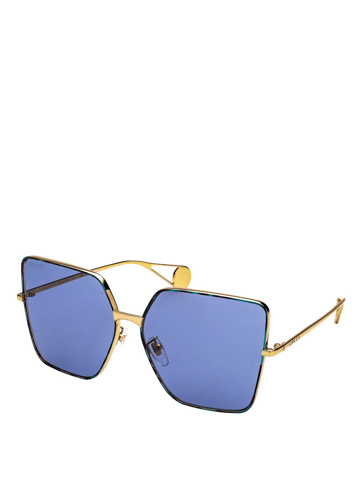 gucci geometric sunglasses
