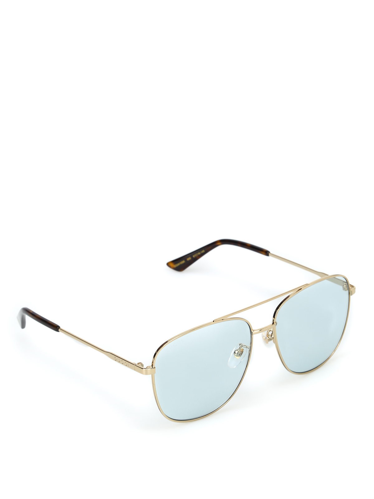 Gucci - Golden sunglasses with light 