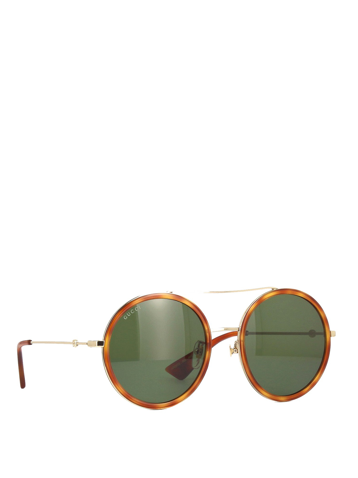 gucci havana round sunglasses