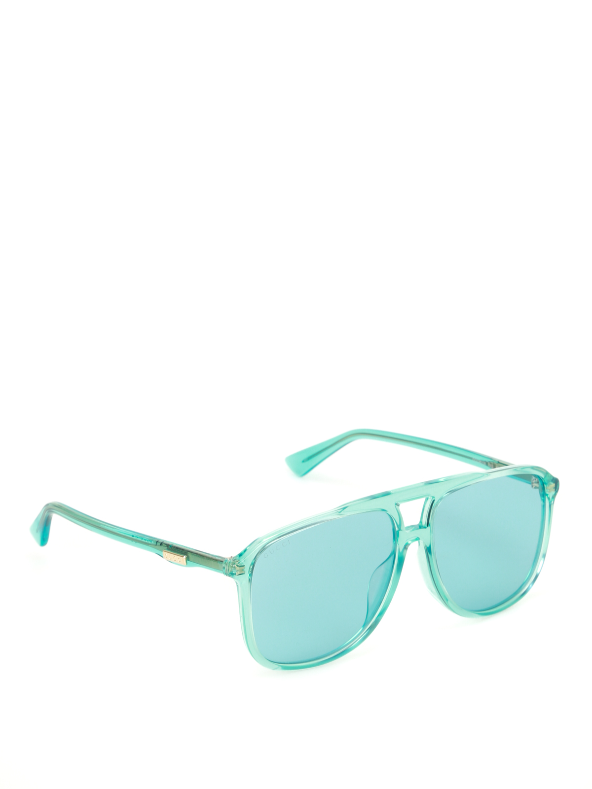 Gucci - Light blue square sunglasses 