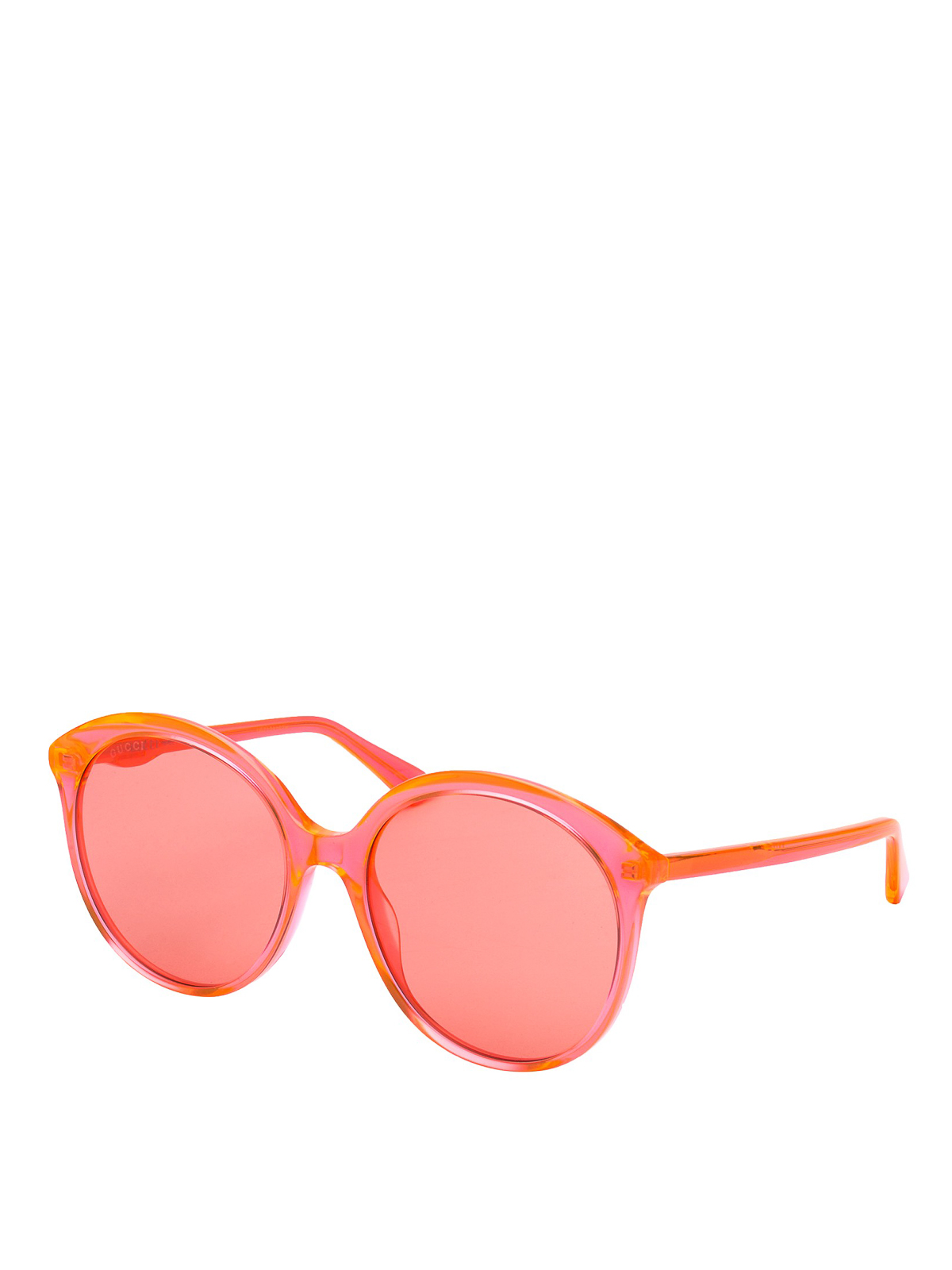 gucci pink round sunglasses