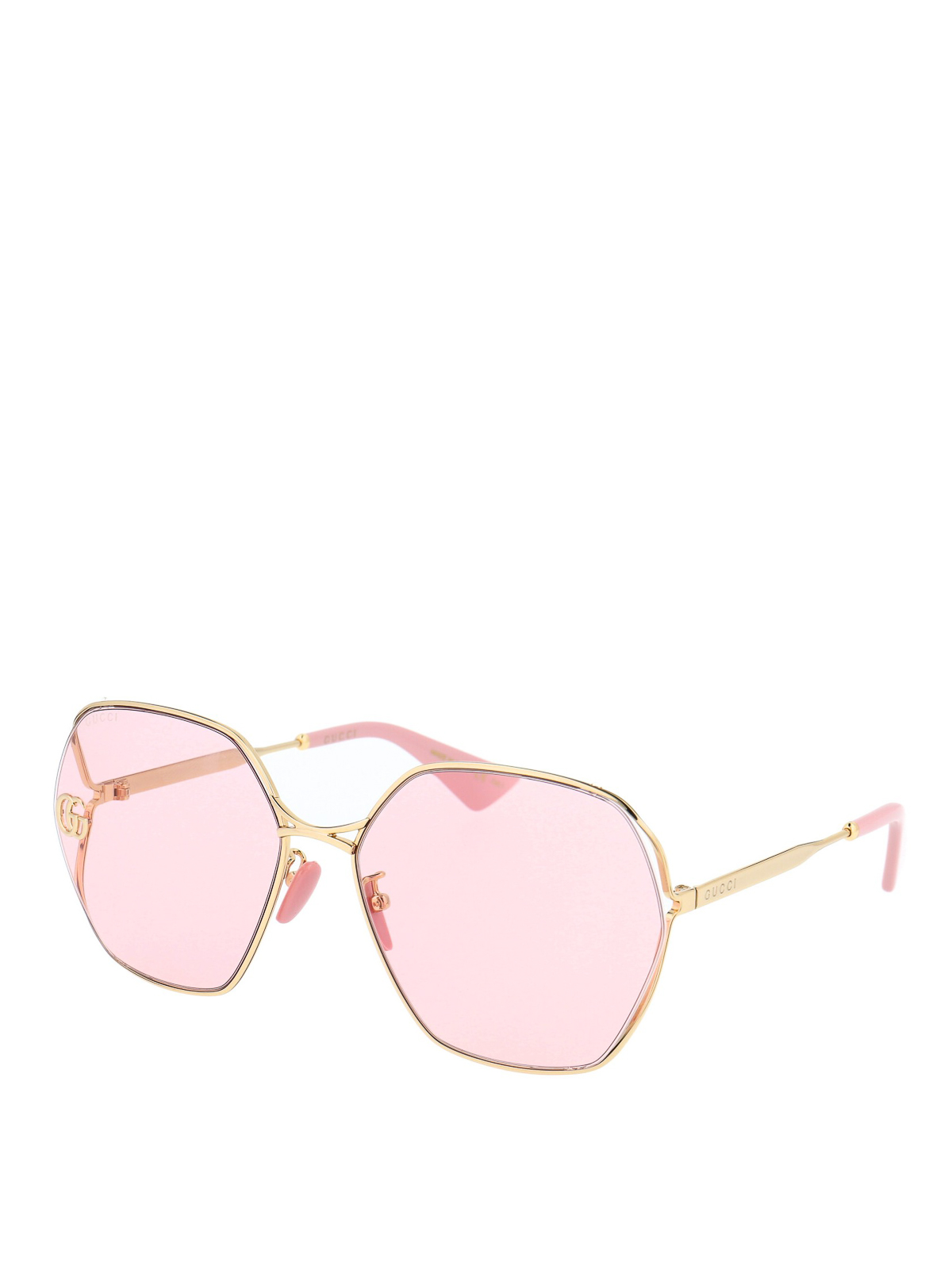 gucci pink lens sunglasses