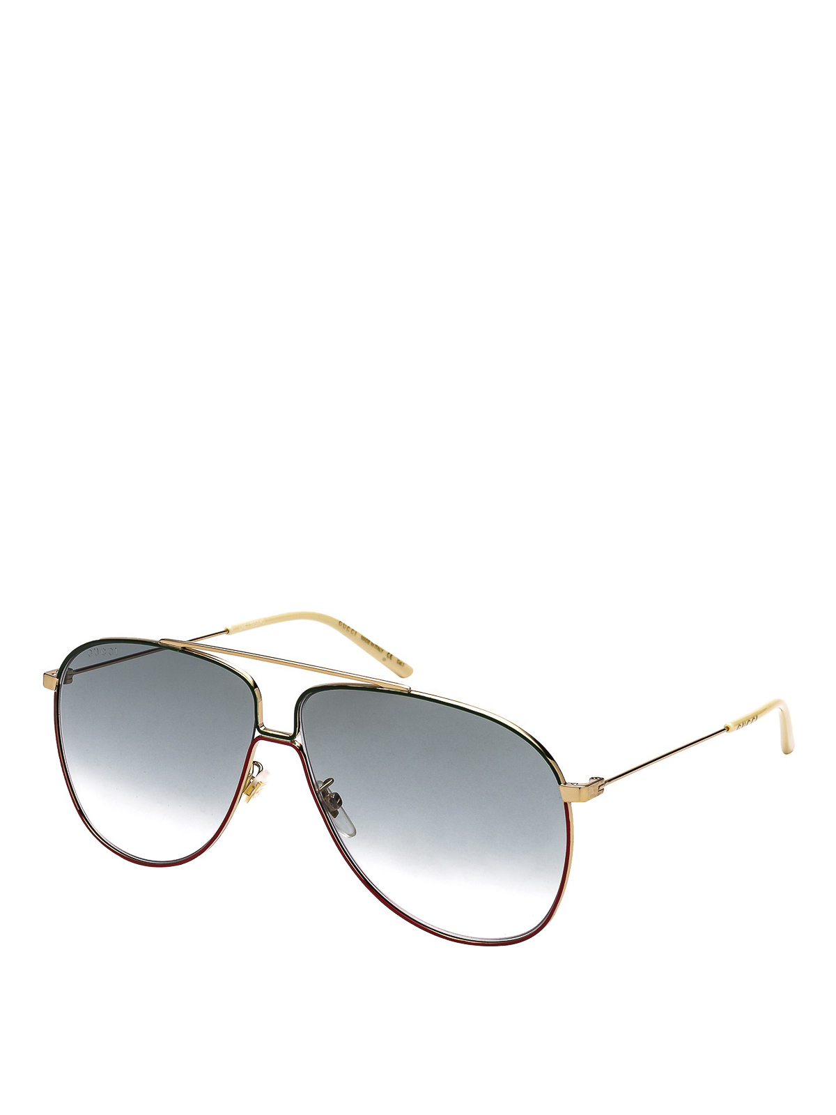 gucci glitter aviator sunglasses