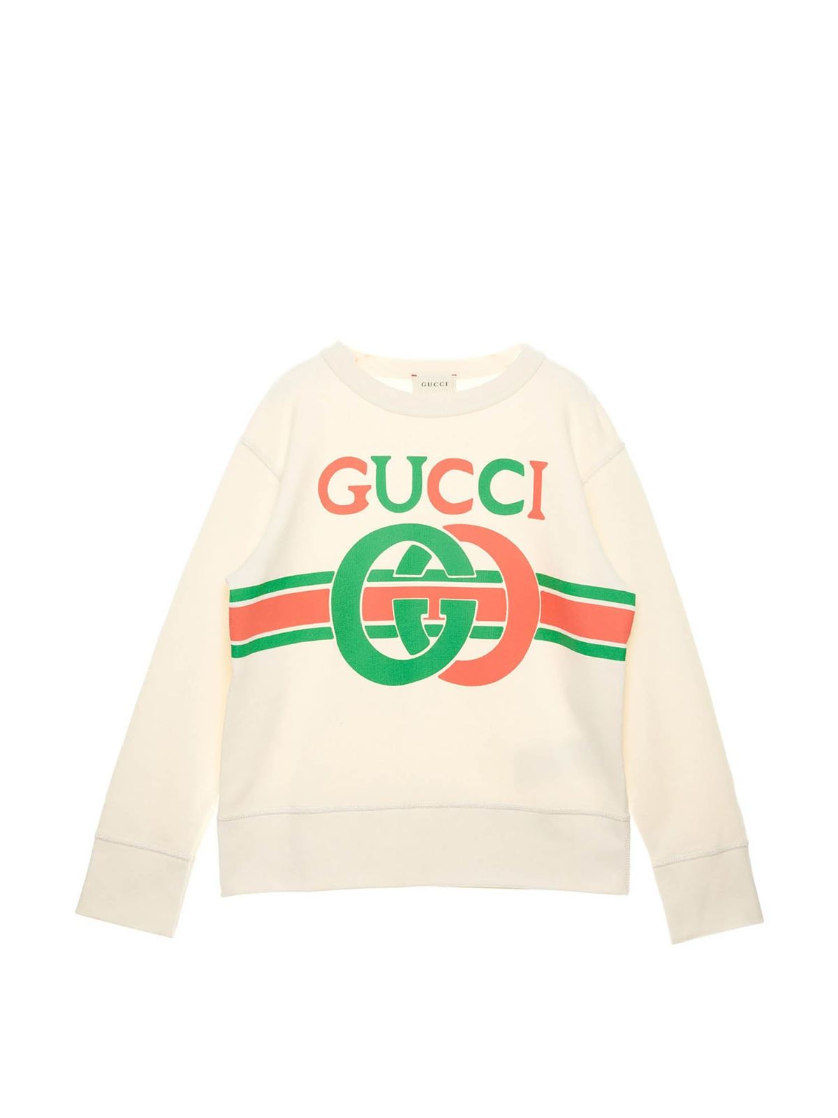 Gucci - GG crewneck sweatshirt in white 