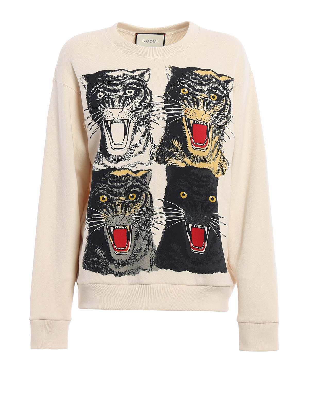 Gucci - Tiger print oversize sweatshirt 