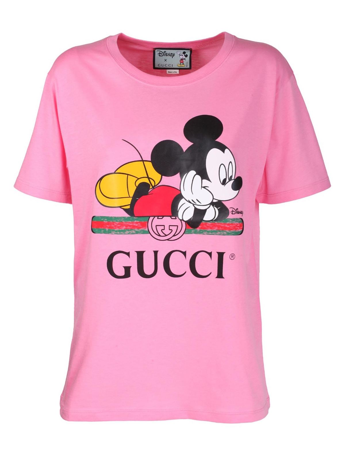 Gucci Disney X Gucci T Shirt In Pink T Shirts xjb7w5412