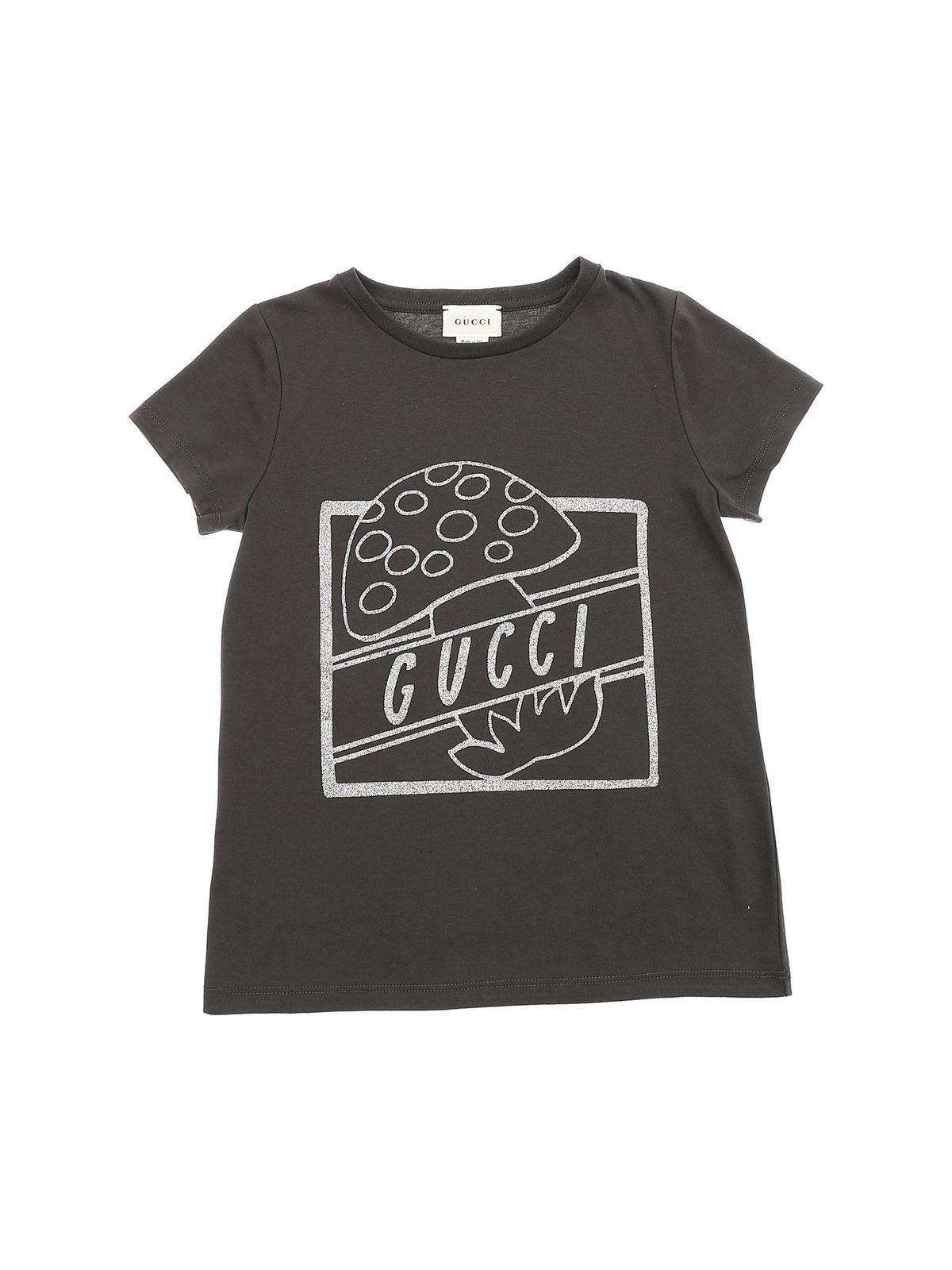 silver gucci shirt