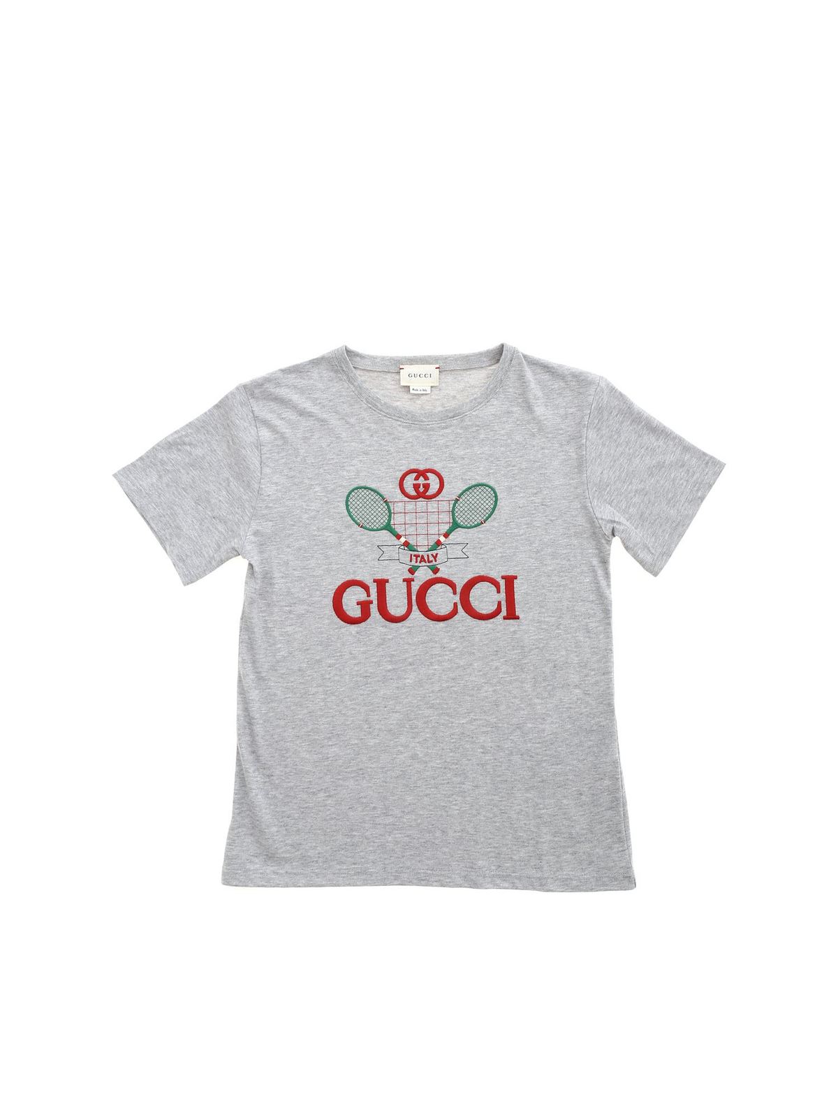 GUCCI LOGO EMBROIDERY T-SHIRT