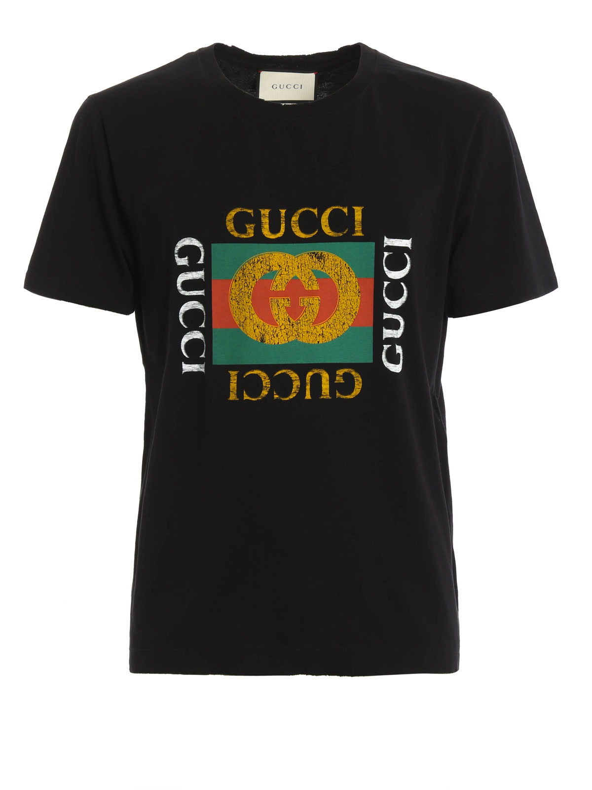 Gucci - Logo print jersey T-shirt - t-shirts - 440103X3F061508