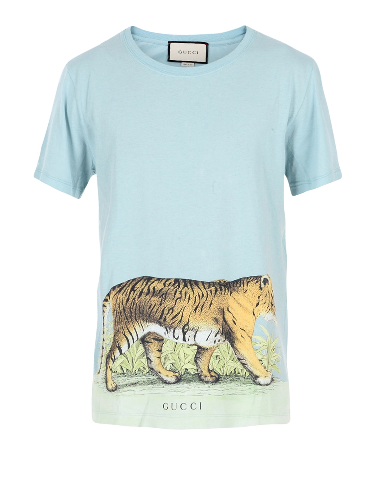 T-shirts Gucci - Tiger print vintage T-shirt - 440103X3F024285 
