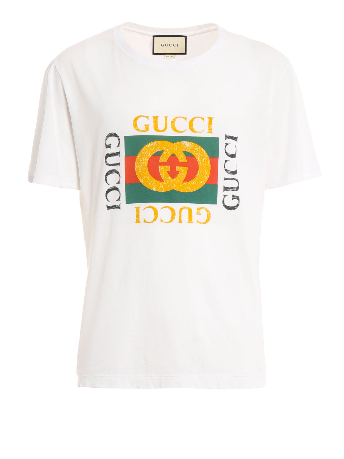 サイズ Gucci 白の通販 by ユウコ's shop｜グッチならラクマ - グッチ Tシャツ シャツ
