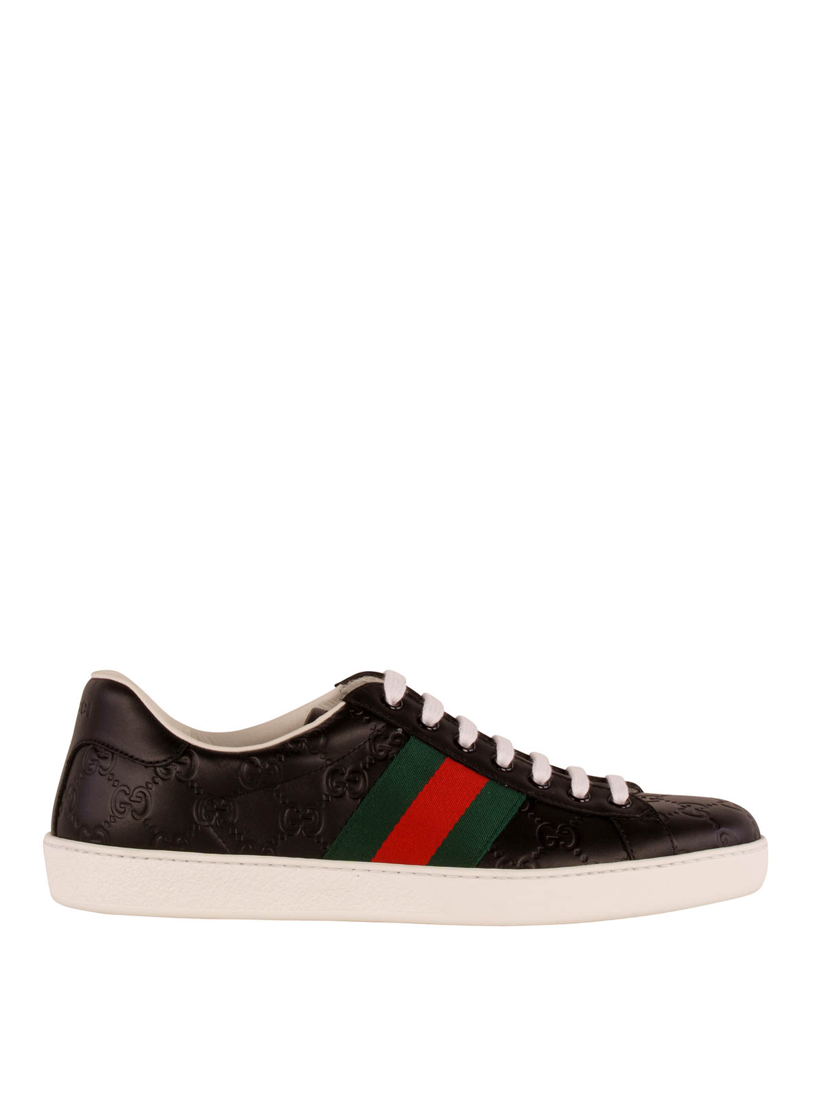 Gucci - Guccissima leather web sneakers - trainers - 386750 CWCG01070