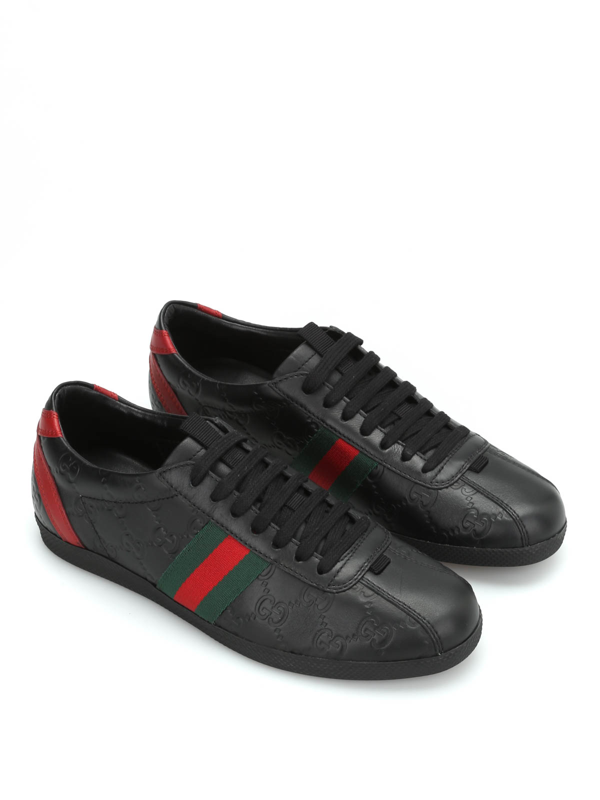 gucci leather trainers