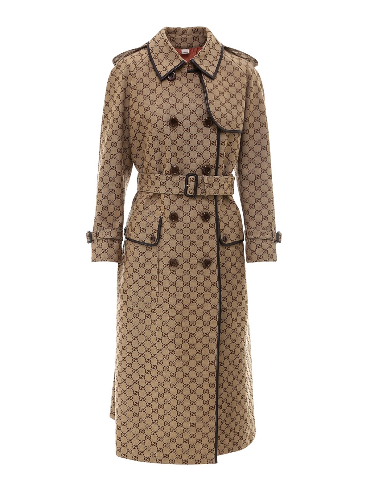 Gucci - Logo pattern trench coat - trench coats - 648997Z8AMP2184