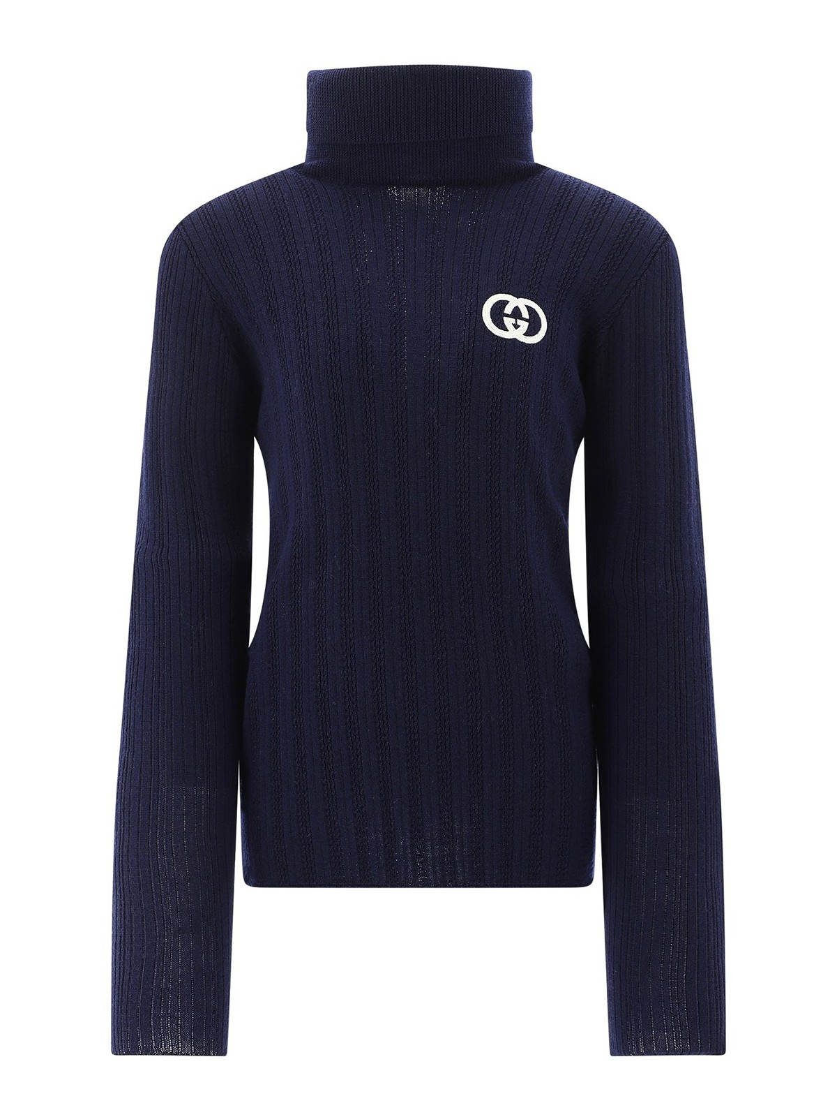Turtlenecks & Polo necks Gucci - GG logo wool sweater - 629001XKBHD4306