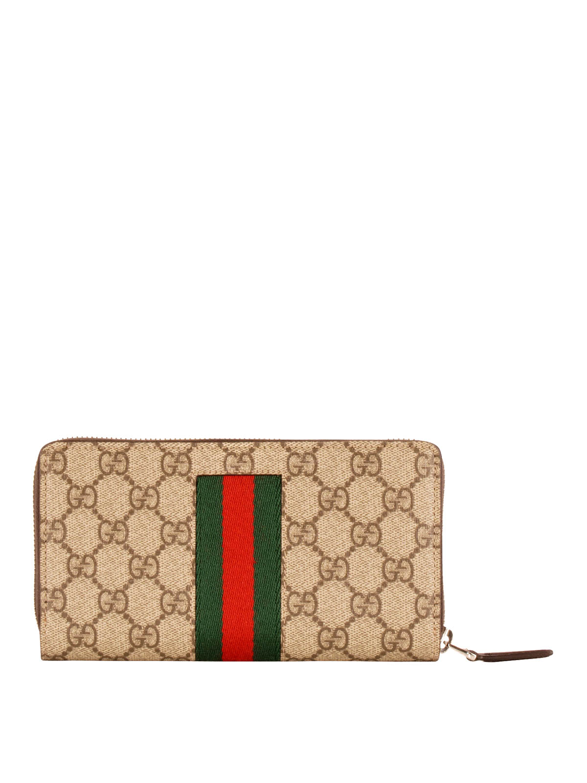 Gucci - GG Supreme zip around wallet - wallets & purses - 408831KHN4N9791