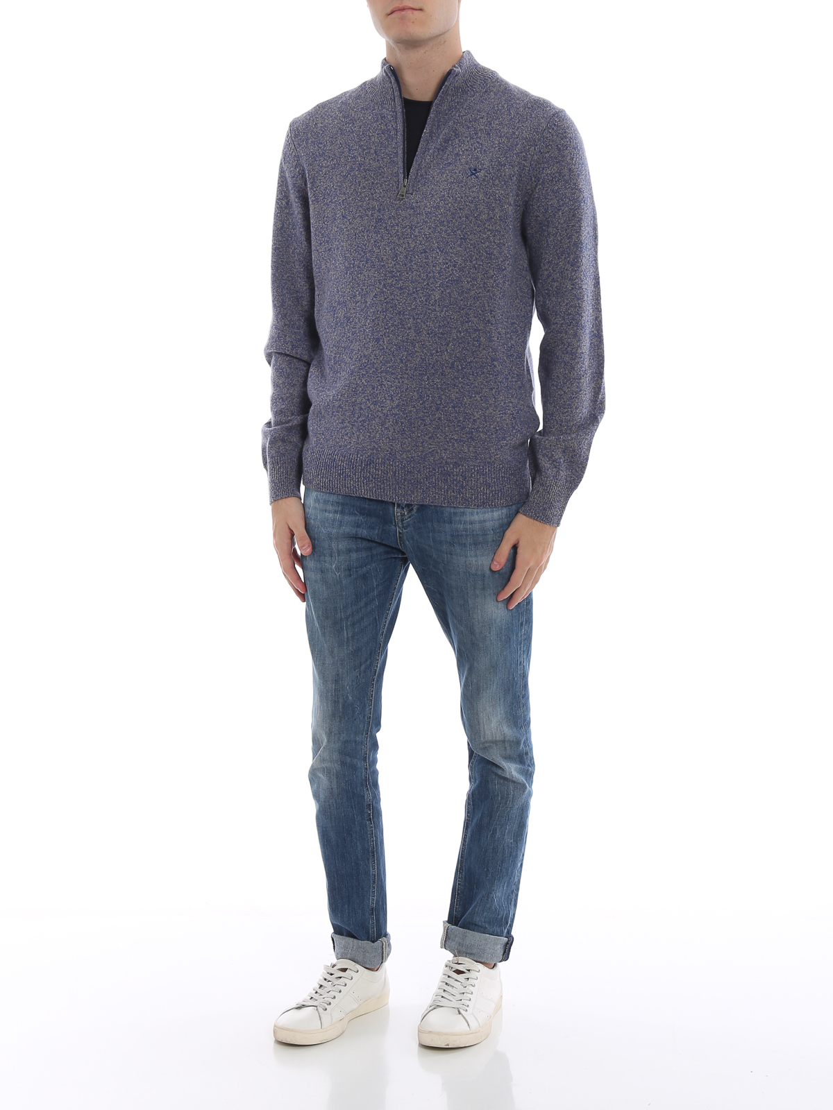 zip front turtleneck