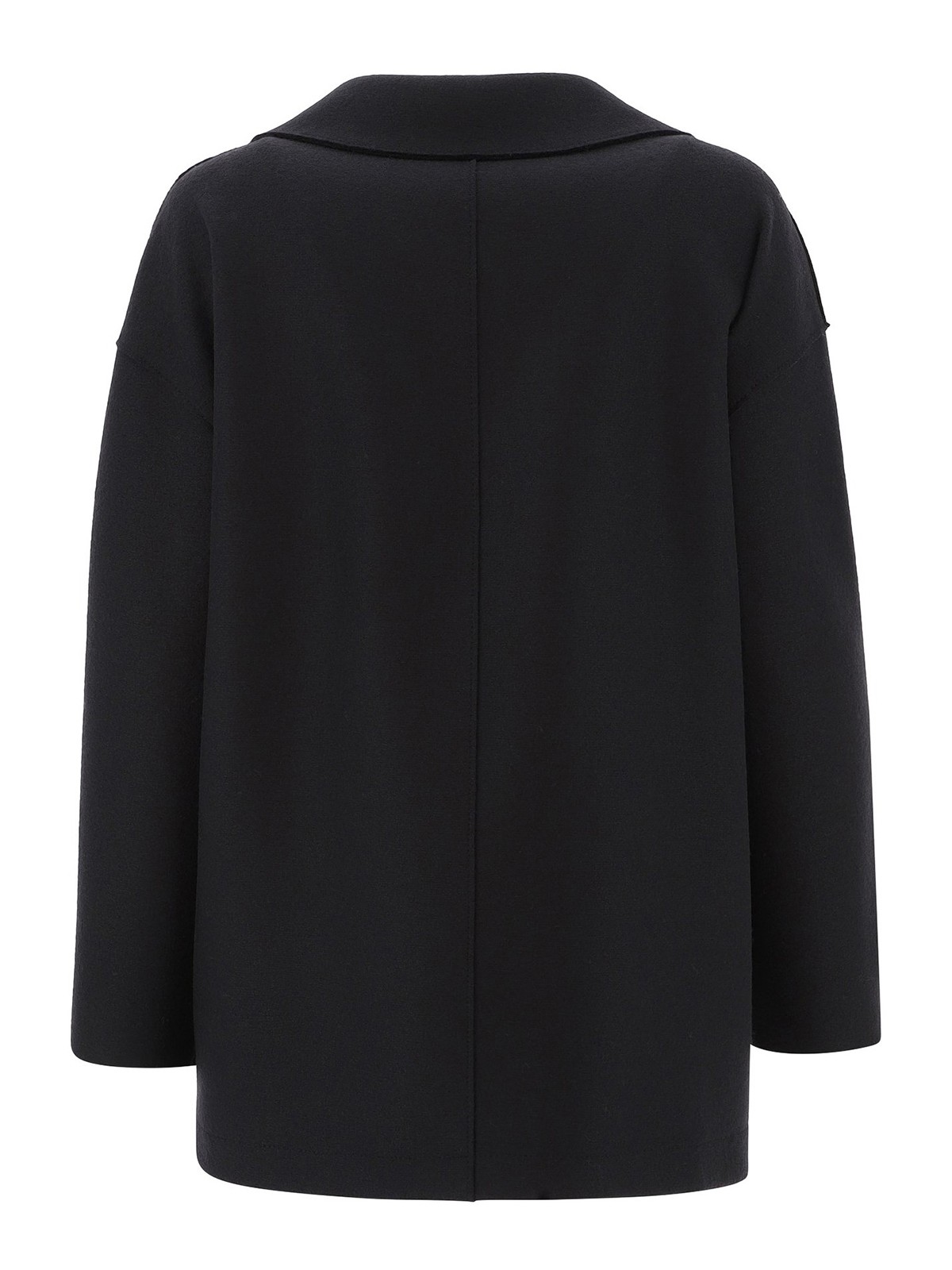 Harris Wharf London - Pressed wool coat - short coats - A2487MLK199