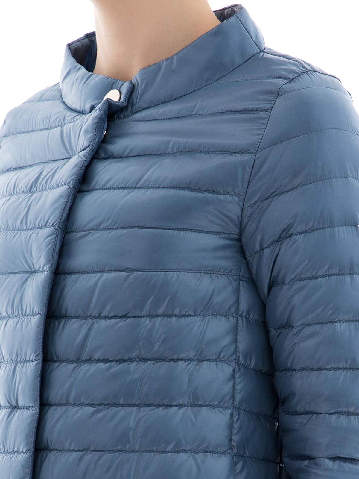 Padded coats Herno Ultralight light blue puffer coat PI0767D120179008