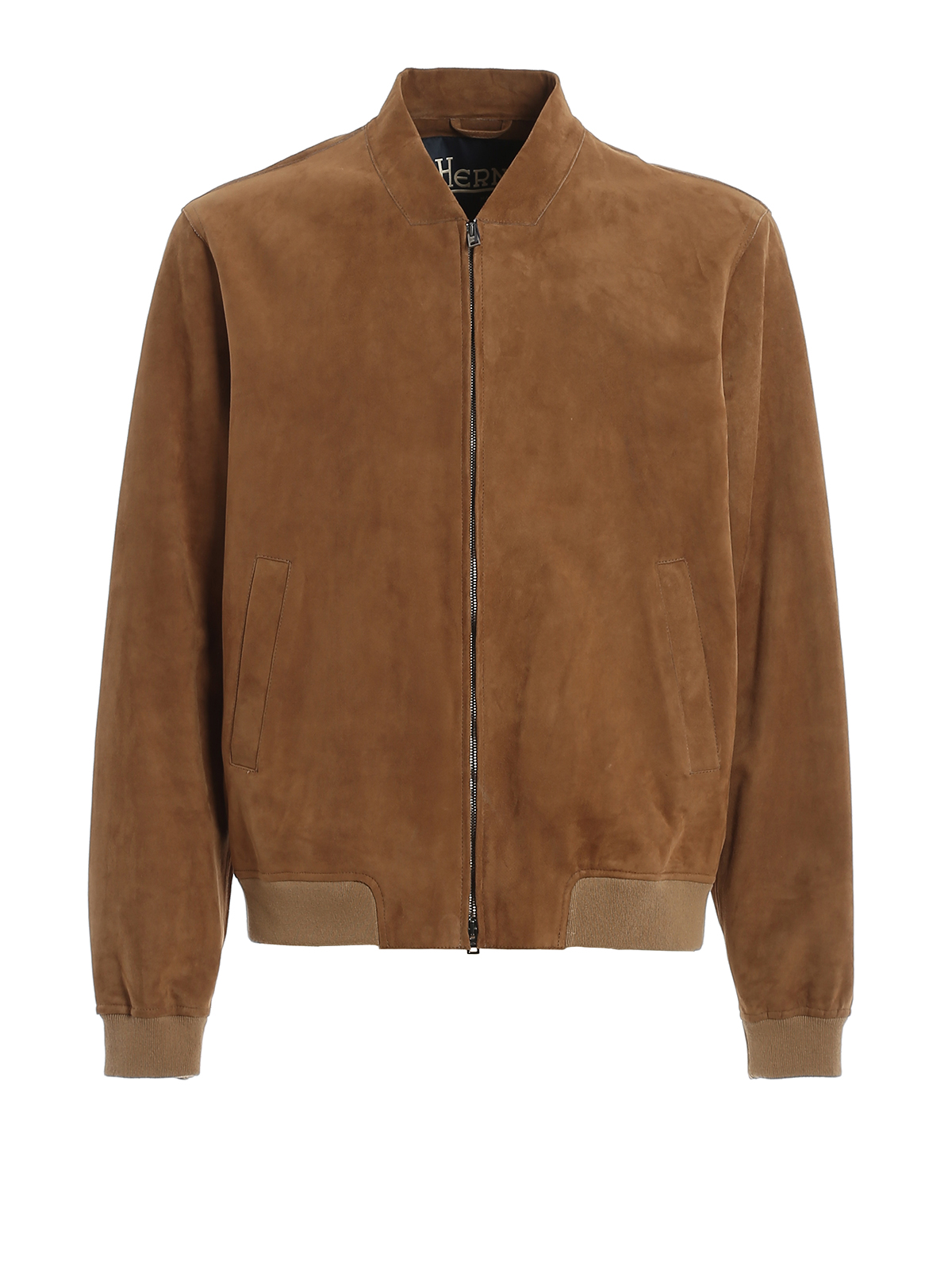 Leather jacket Herno - Suede bomber jacket - PL0096U180882450 | iKRIX.com