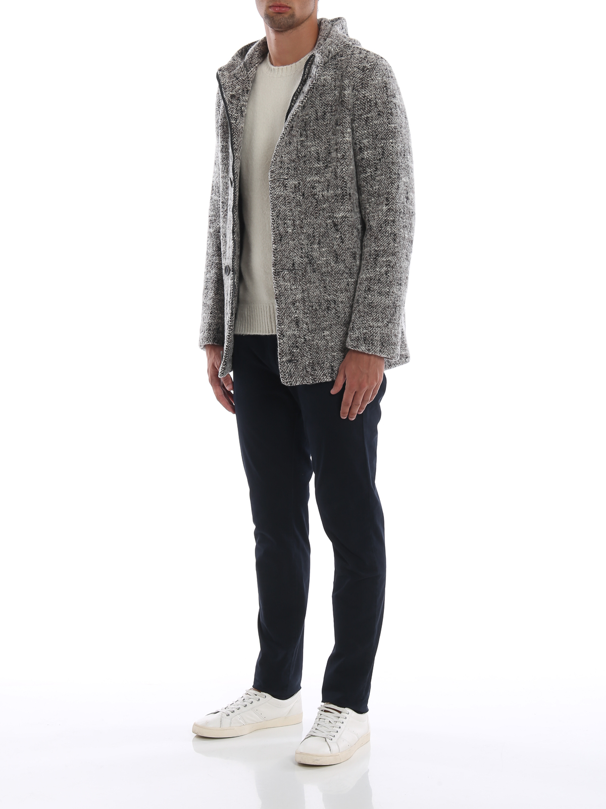 herno hooded cardigan