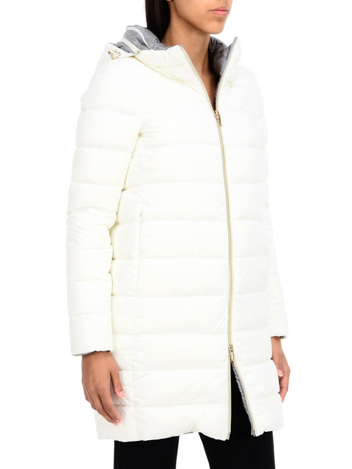 Herno ダウンコート レディース 白 ダウン ハイテクコート Pi0531d