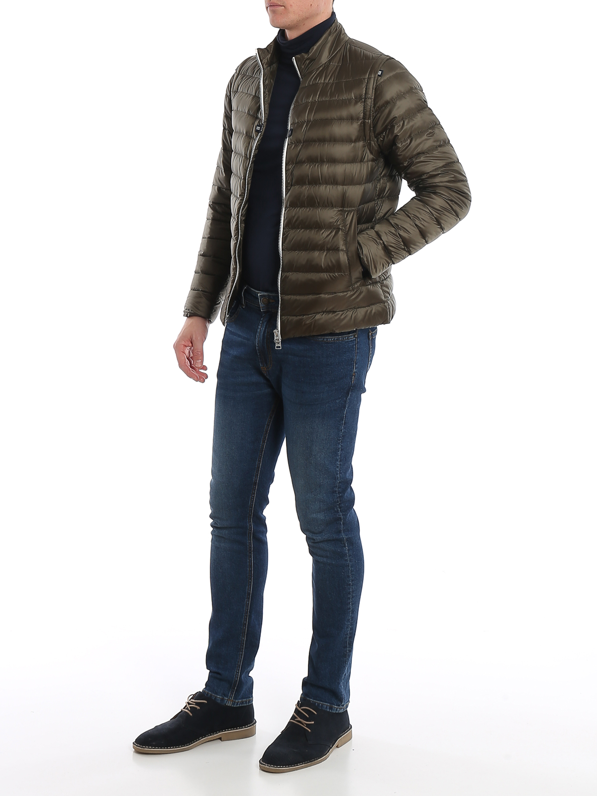 Padded jackets Herno Removable sleeves puffer jacket PI0536U120207730