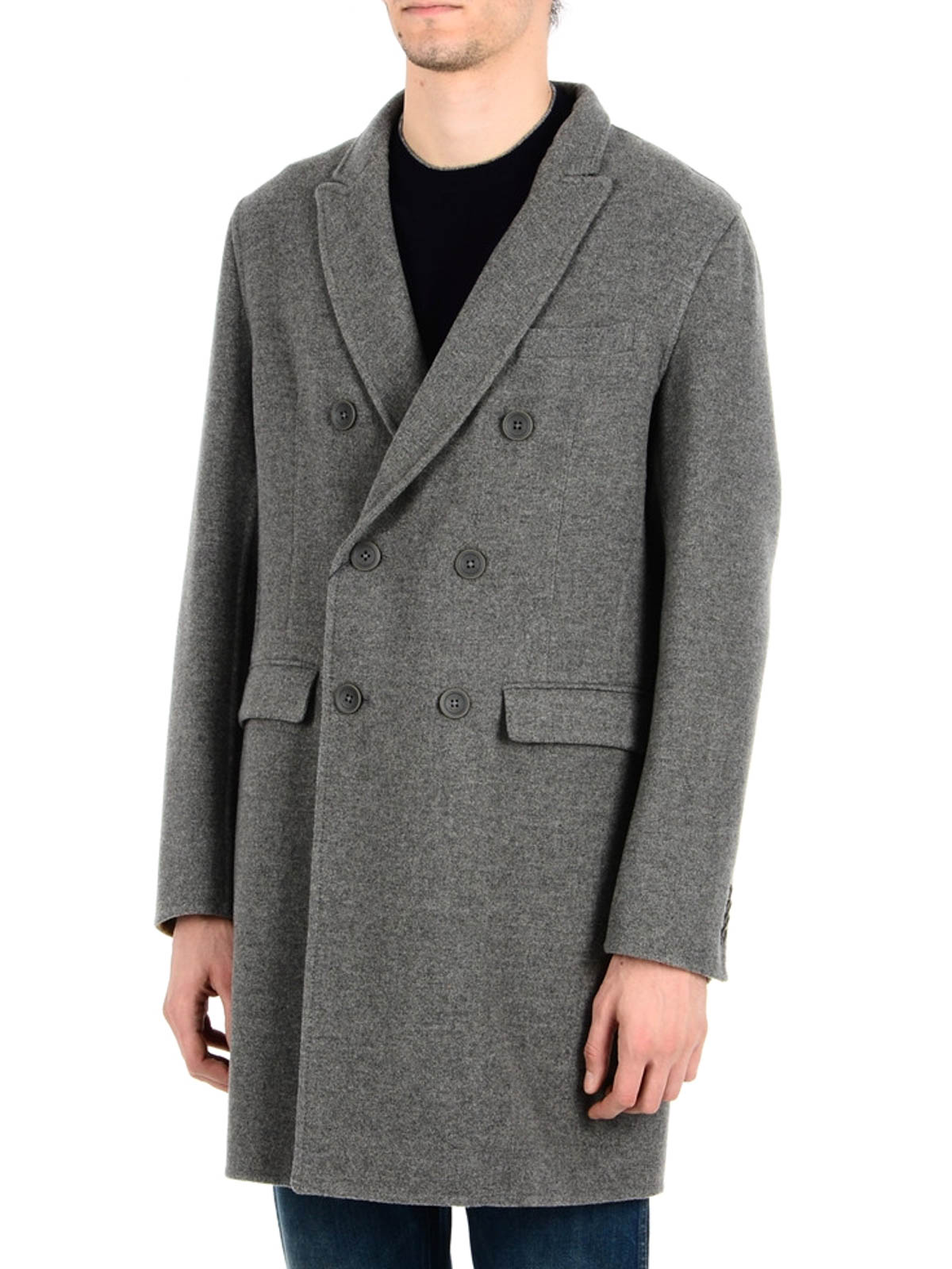 Trench coats Herno - Virgin wool double-breasted trench - CA0042U382209423