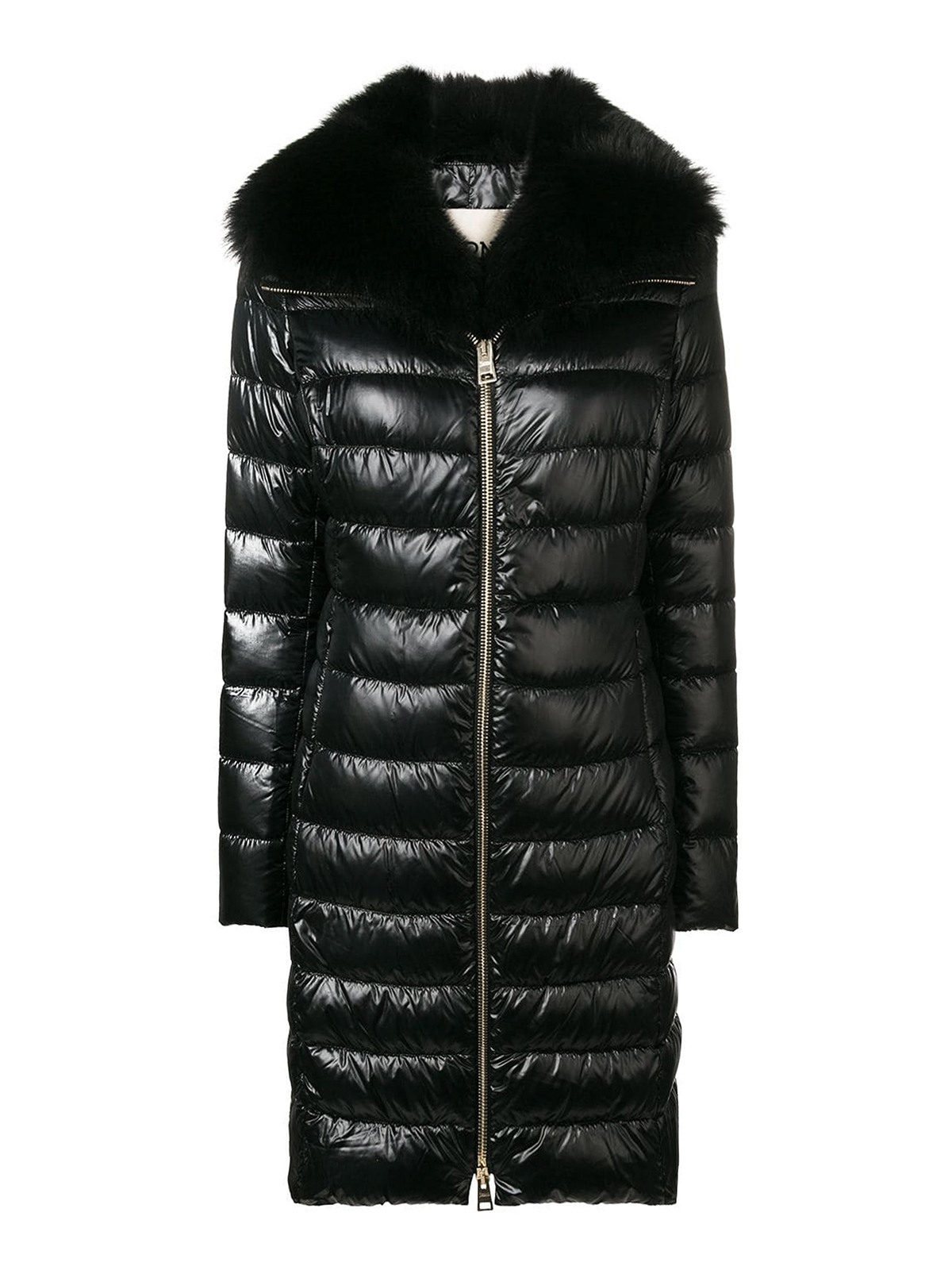 Herno - Elisa fur detailed padded coat - padded coats - PI0650DIC120179300
