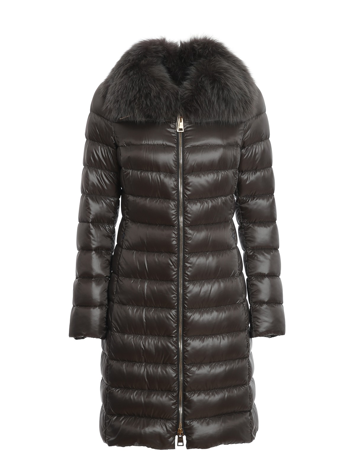 Padded coats Herno - Elisa fur detailed padded coat - PI0650DIC120179480
