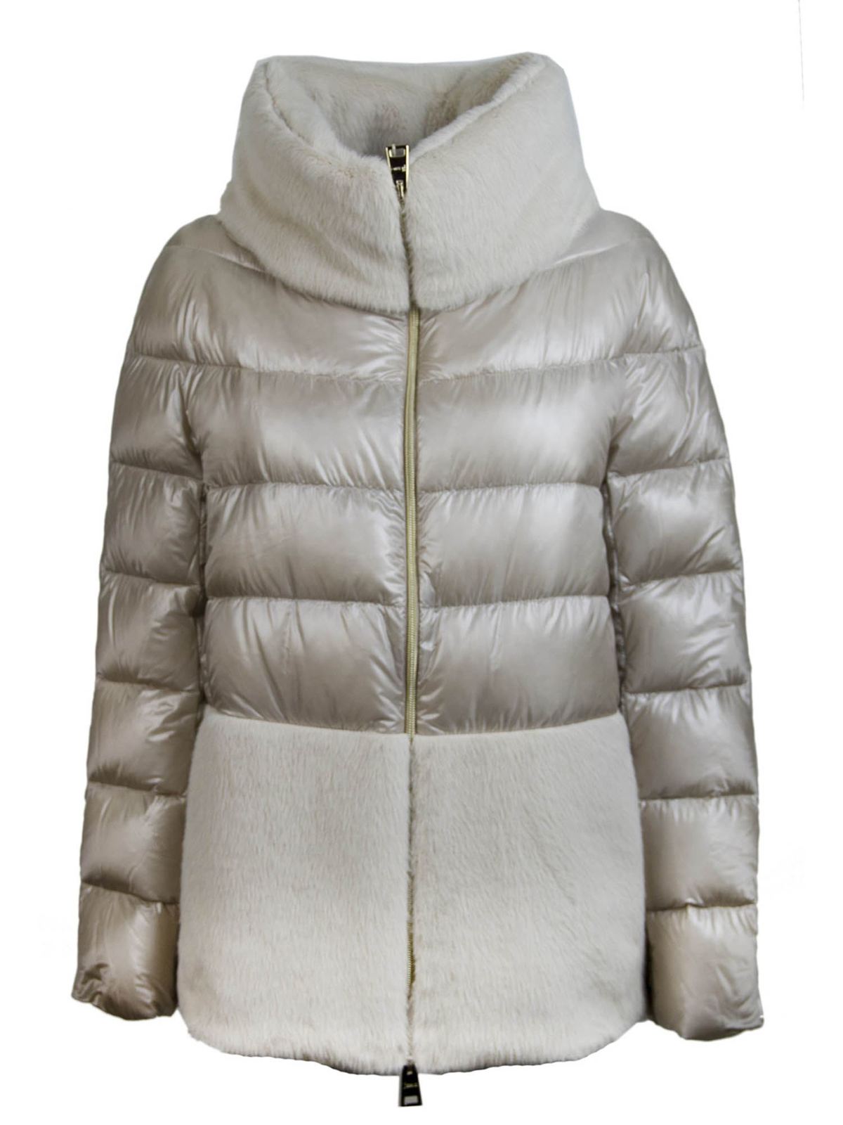 Herno - Faux fur down jacket - padded coats - PI1123D120171985 | iKRIX.com