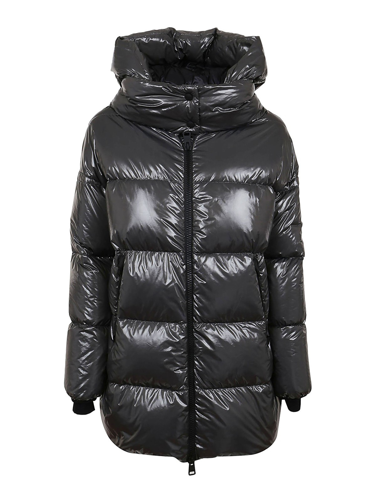 Herno - Glossy lacquer nylon puffer jacket - padded jackets ...