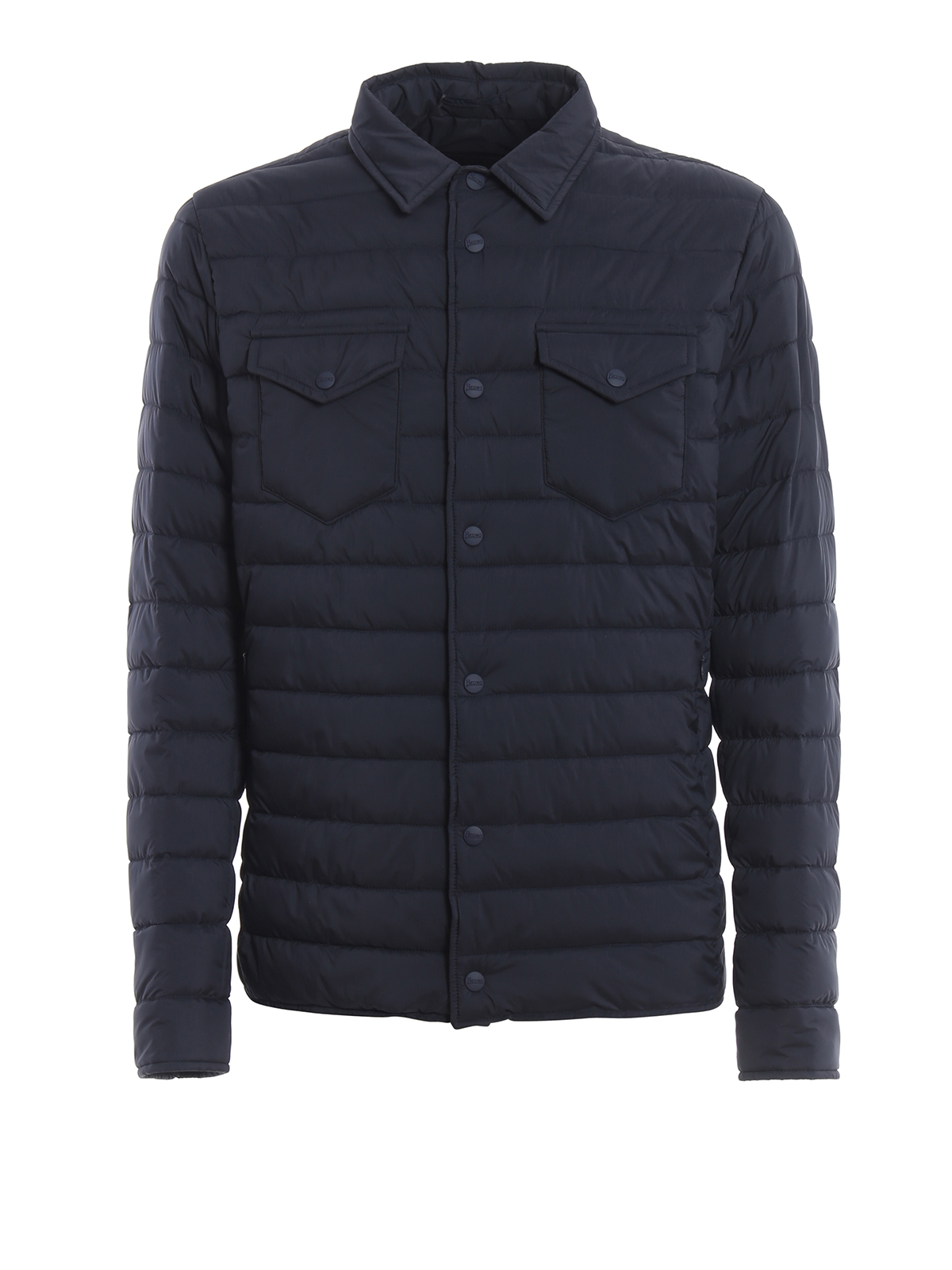 HERNO LA CAMICIA WATER REPELLENT PUFFER JACKET