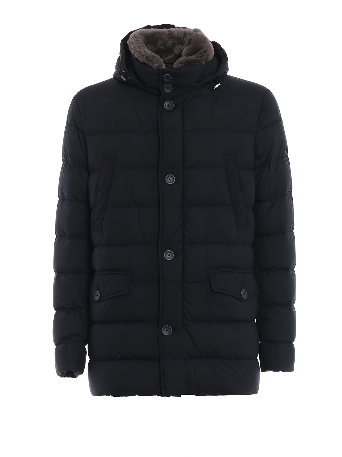 Herno - Polar Tech fur collar jacket - padded jackets - PI0475U132209200