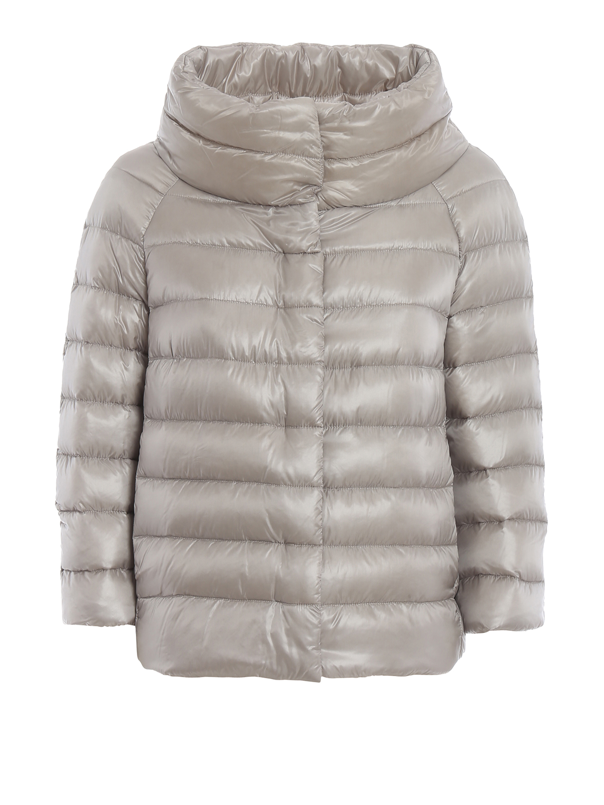 Herno Sofia light grey padded jacket padded jackets