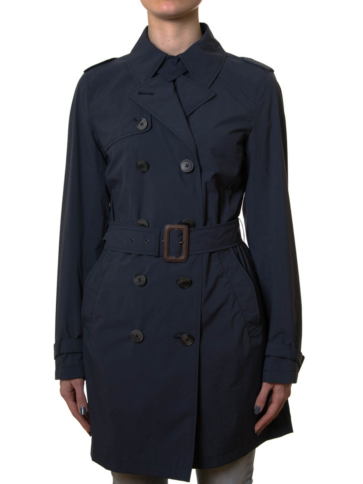 Double-breasted trench coat by Herno - trench coats | iKRIX