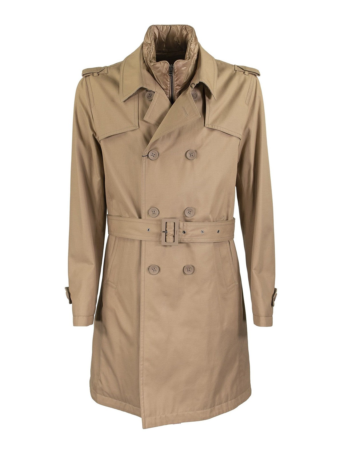 Trench coats Herno - Waterproof cotton trench coat - IM0267U133102000