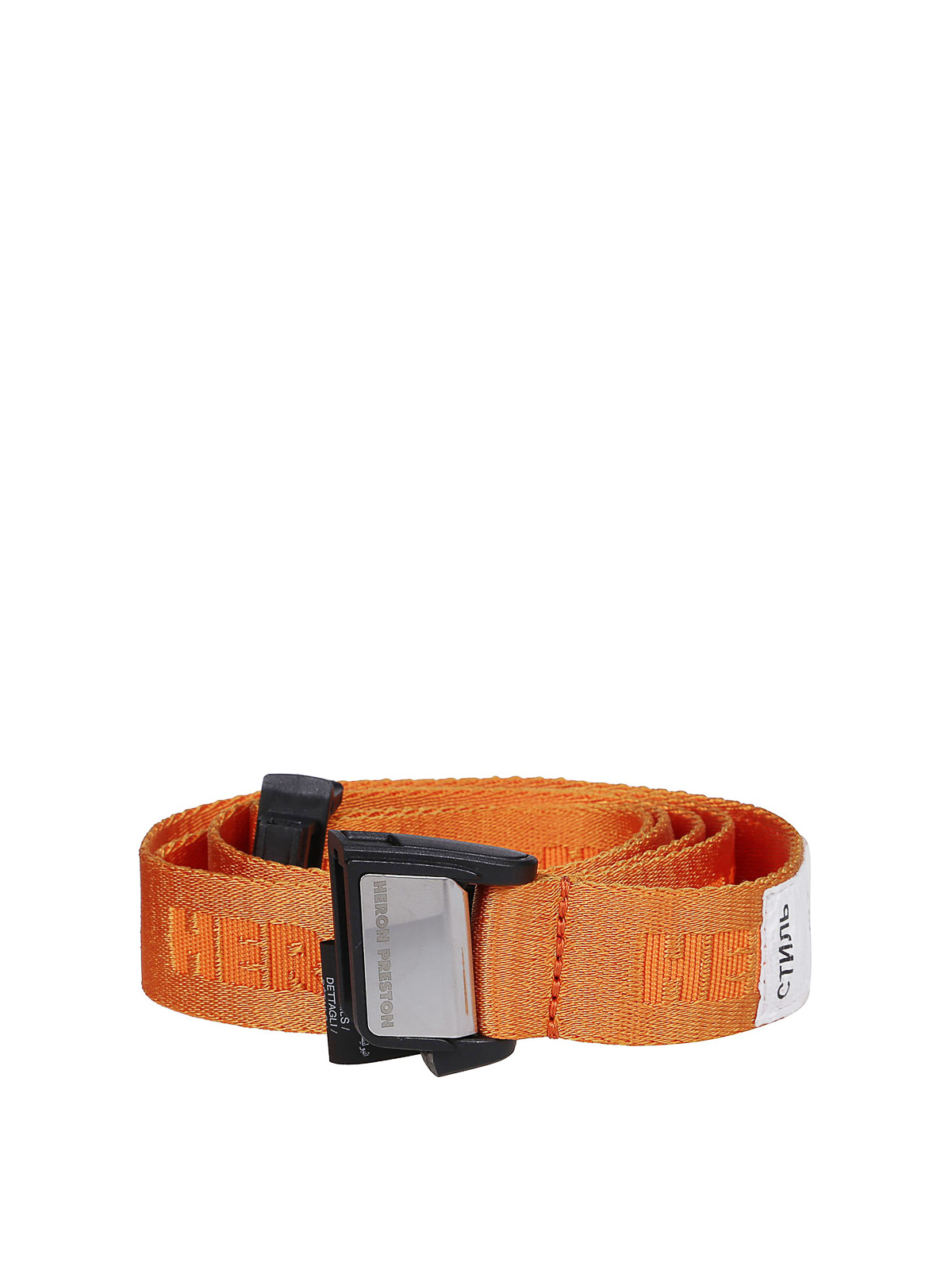 Heron Preston - Logoed fabric belt - belts - HWRB005E20MAT0012200