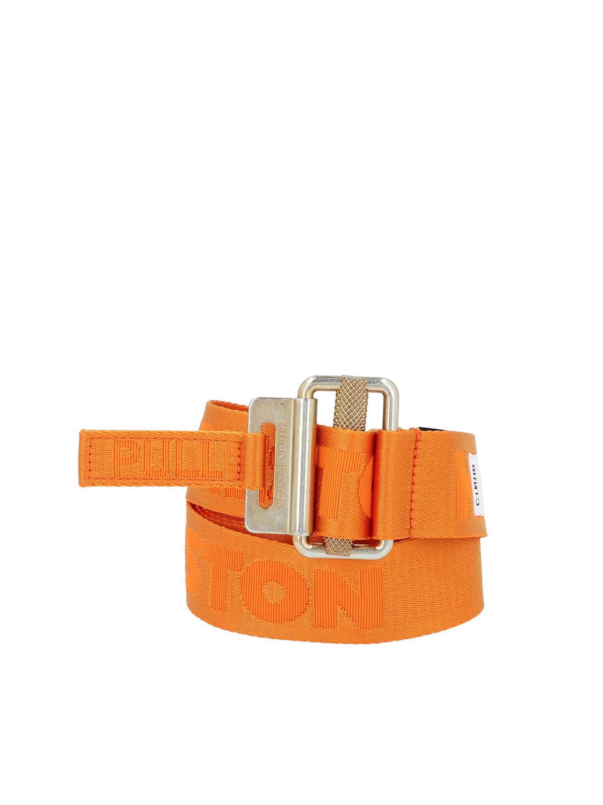 Heron Preston Logo-detail Buckle Belt in Orange Womens Belts Heron Preston Belts Save 28% 