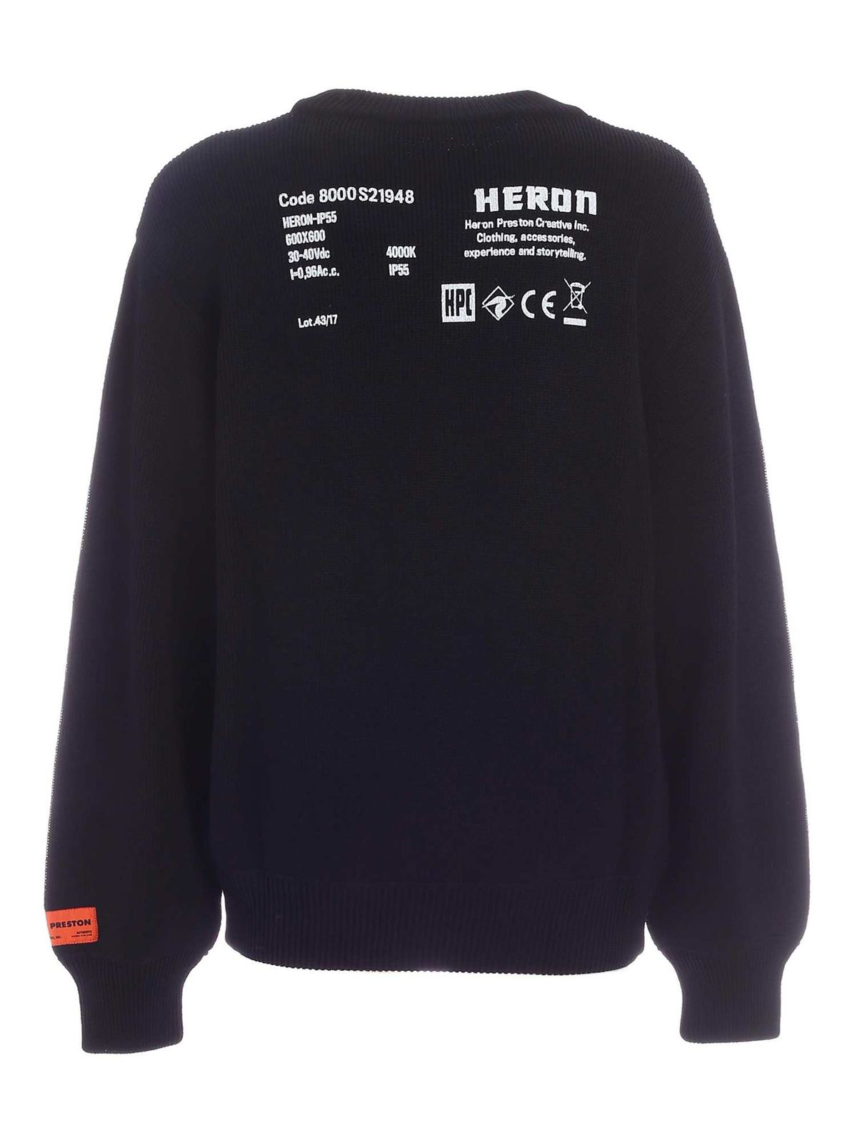یقه گرد Heron Preston - Back print 