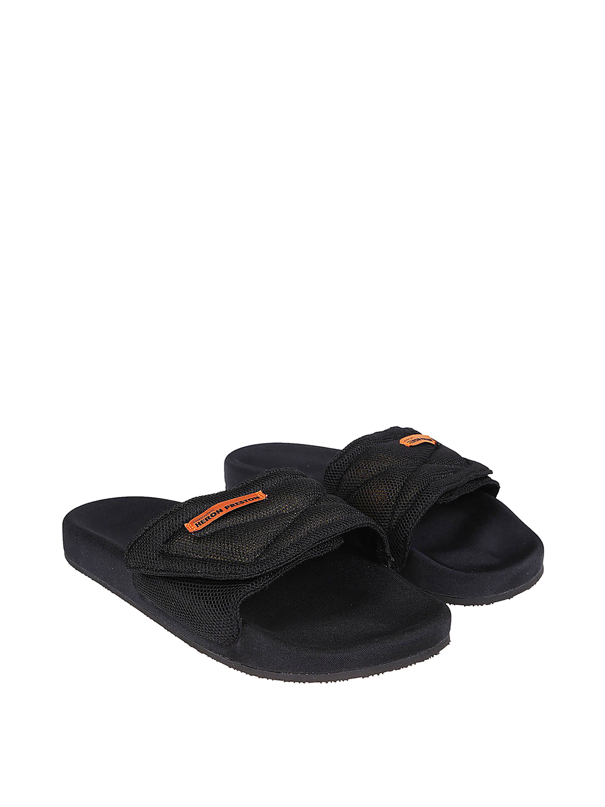 Heron Preston - Black slide sandals - flip flops - HMIA014S209170781000