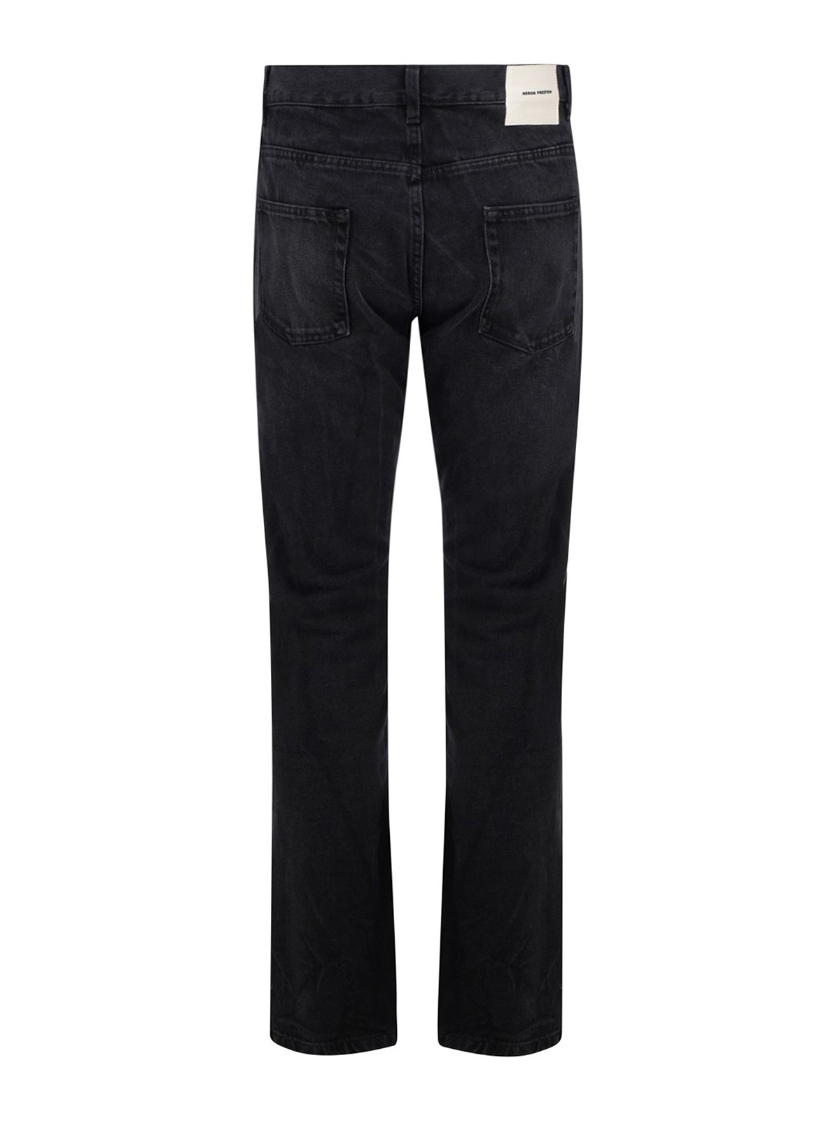 Straight leg jeans Heron Preston - Black straight leg jeans ...