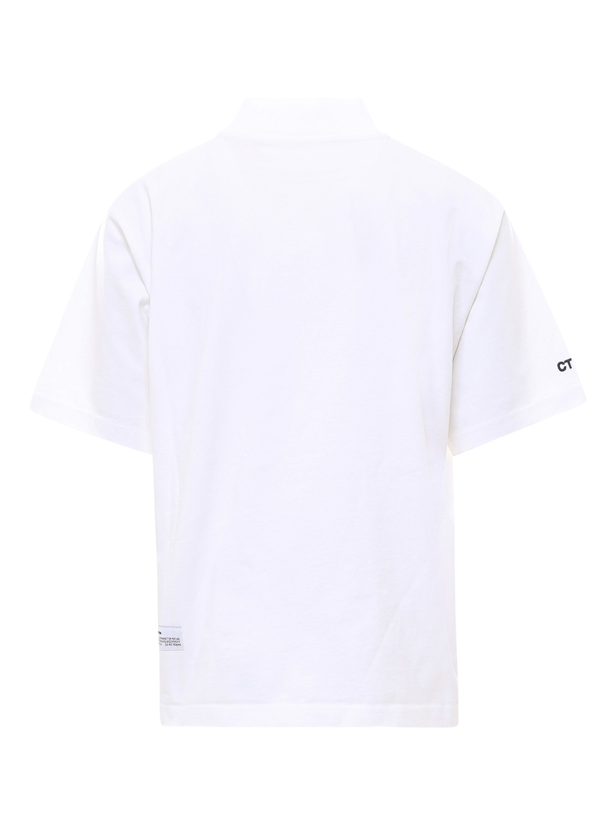 high neck cotton t shirt