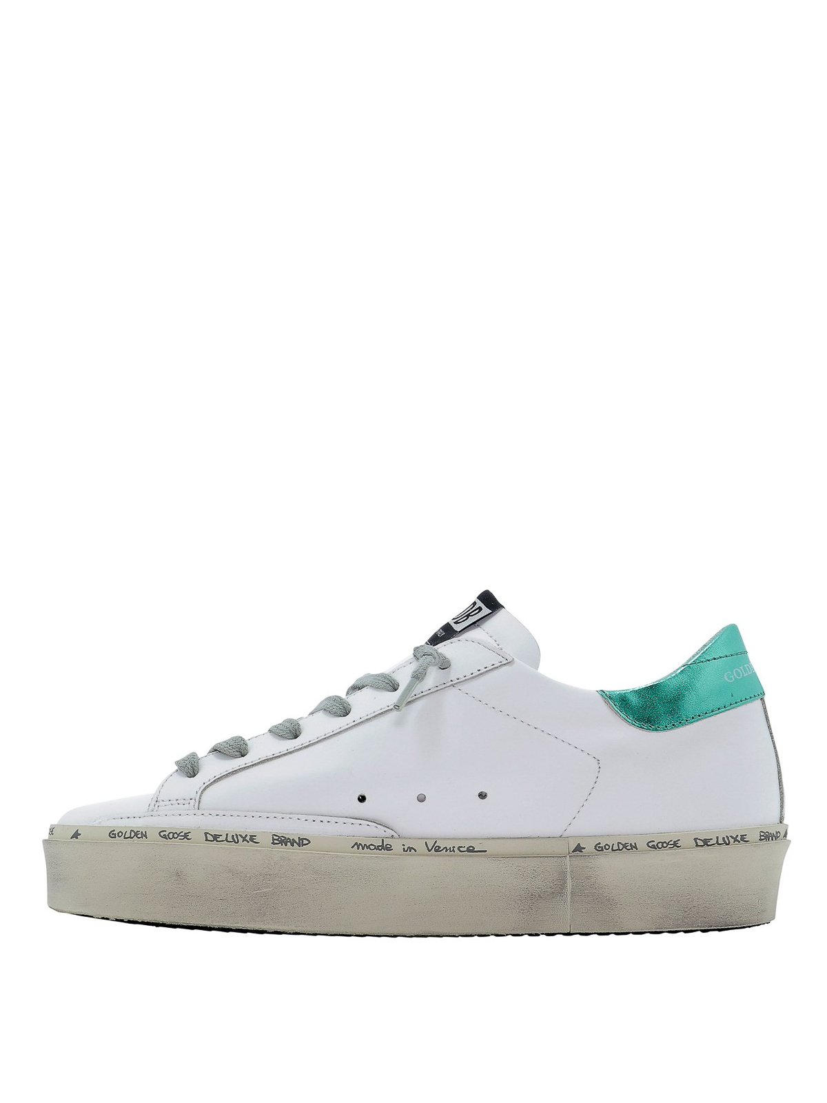 hi star sneakers with glittery star and laminated heel tab