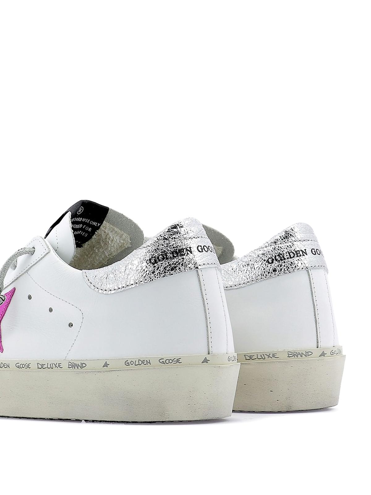 fuchsia golden goose sneakers