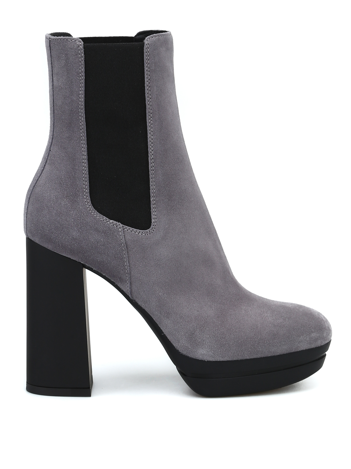 suede heeled chelsea boots