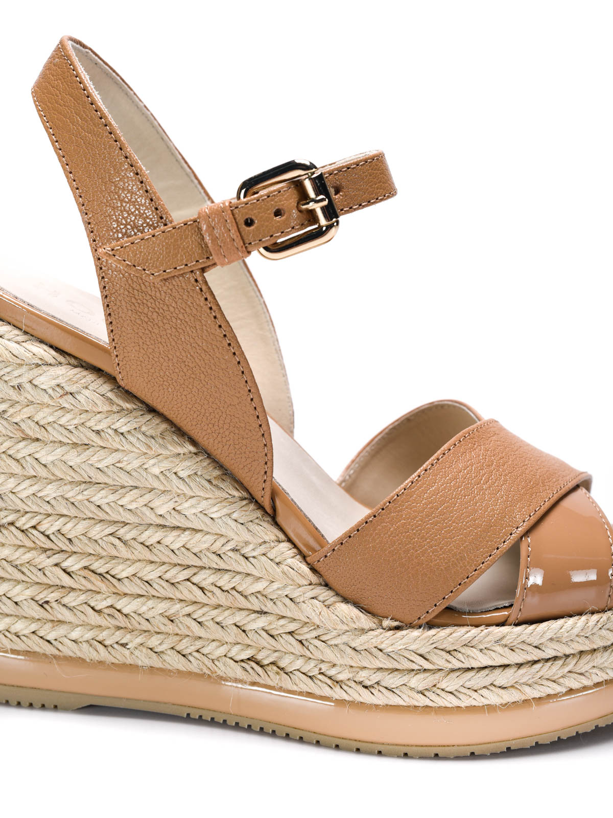 Espadrillas Hogan - Zeppe in pelle H286 - HXW2860R460DJLC207 | iKRIX.com