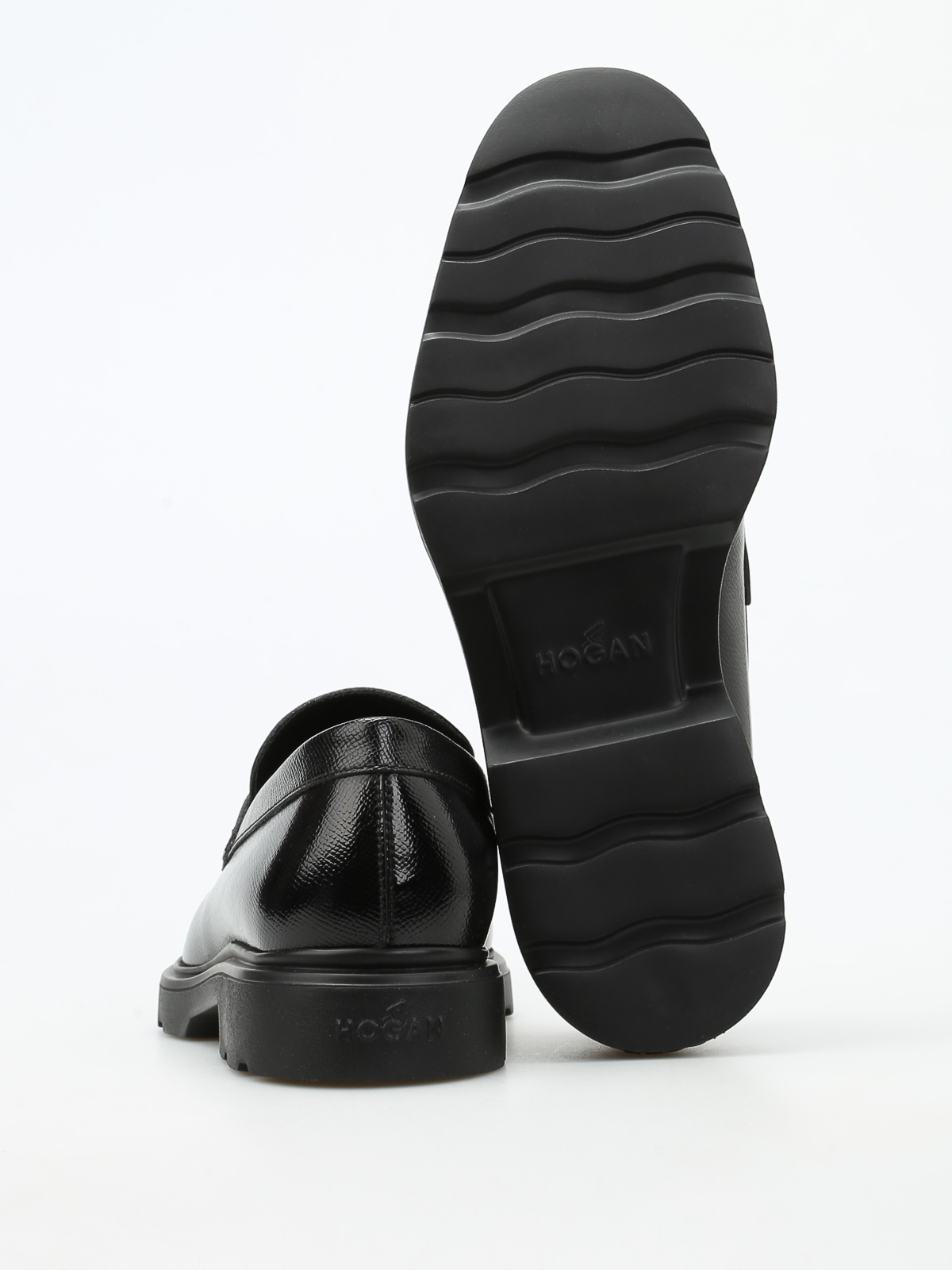 Loafers \u0026 Slippers Hogan - H304 New Route loafers - HXM3040X230FFPB999