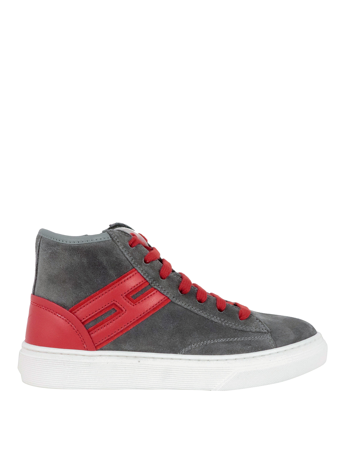 HOGAN JUNIOR Hogan Junior sneakers bambina bianca in pelle  HXT0920O240QBG473MK | ViaMonte Shop